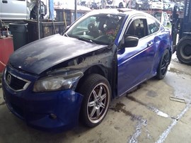 2009 HONDA ACCORD BLUE, EX-L MODEL, 3.5L, AT.   A26244